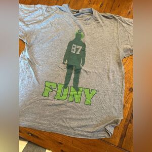 FDNY Gray and Green Men's T-Shirt